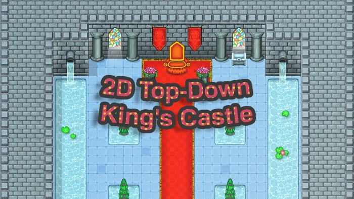 2d topdown tileset king's castle