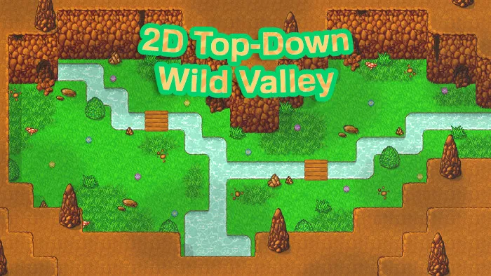 2d topdown tileset Wild Valley