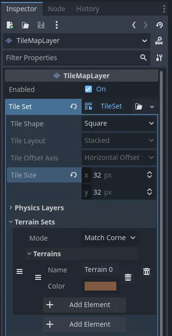 add new terrain set