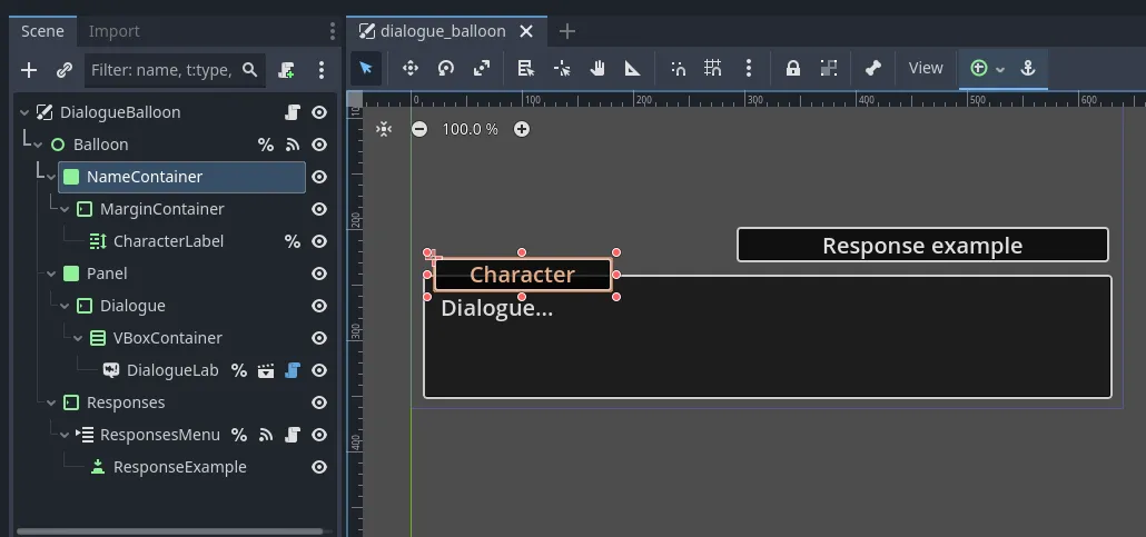 customize dialogue balloon