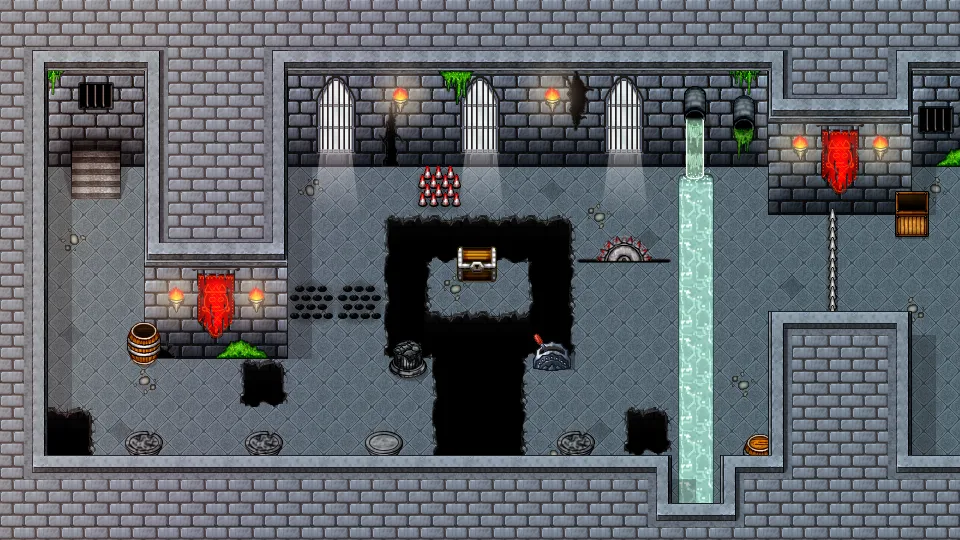 Top-down Tileset 48x48 - Castle's Dungeon preview