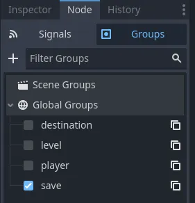 The save group