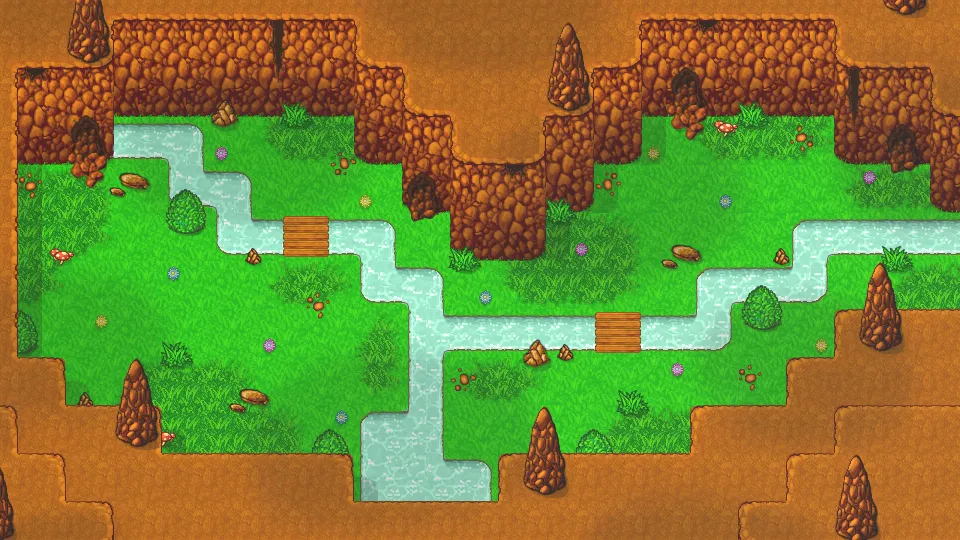 Top-down Tileset 48x48 - Wild Valley preview